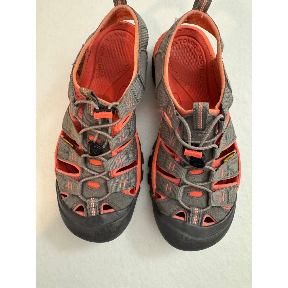 KEEN Women's Newport H2 Hiking Outdoor Waterproof Sport Sandals Orange Gray 9 - Picture 2 of 8